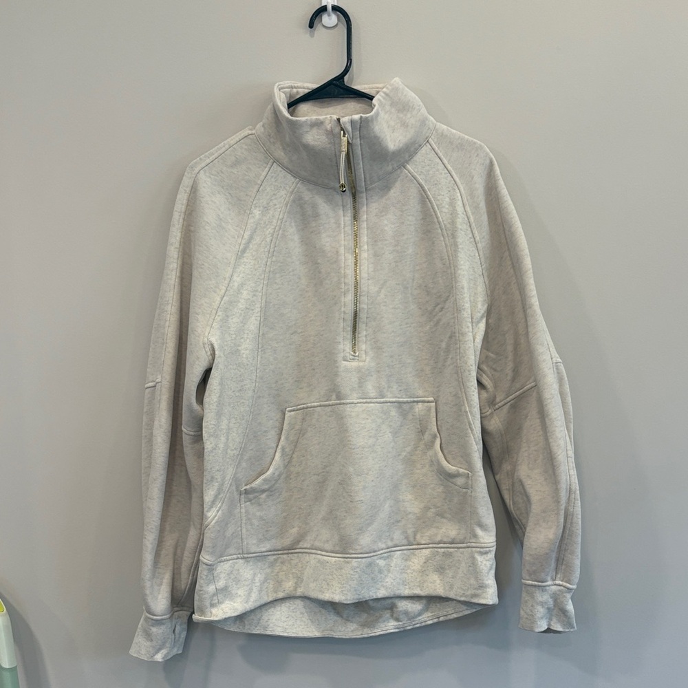 Women’s Scuba Oversized Funnel-Neck Half Zip